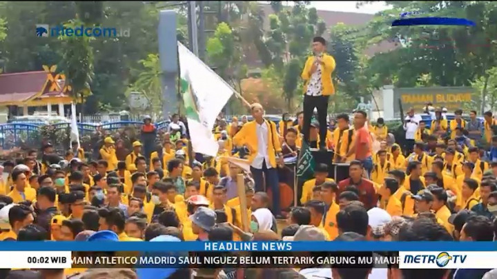 Mahasiswa di Pekanbaru Protes Soal Pengelolaan Blok Rokan