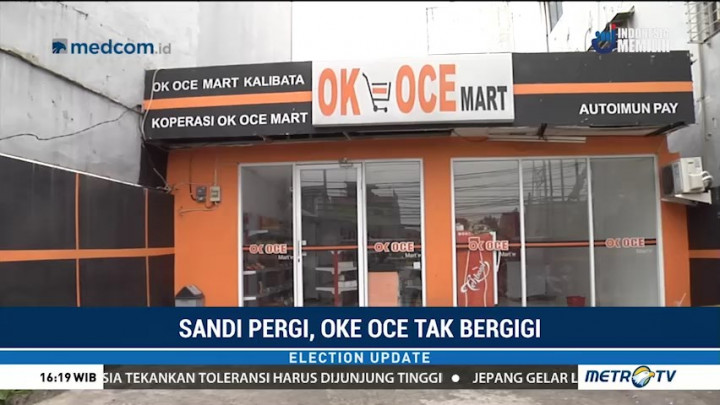 Sandi Pergi, OK OCE Mart Tak Bergigi