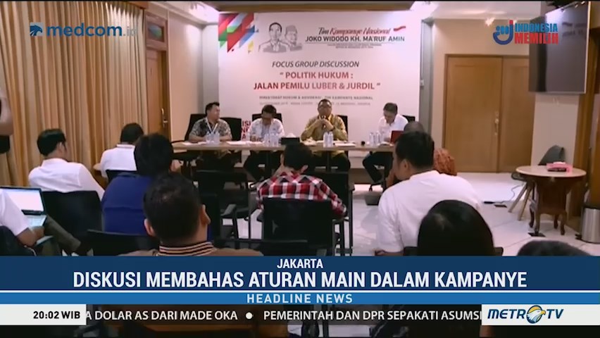 Tim Kampanye Jokowi Gelar Diskusi Bersama Bawaslu