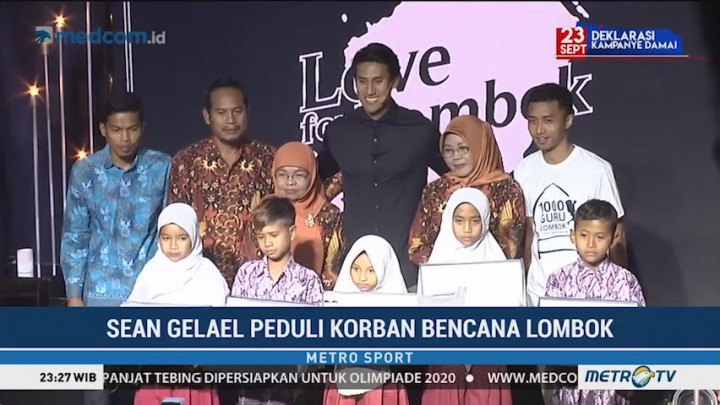 Sean Gelael Galang Dana untuk Korban Gempa Lombok