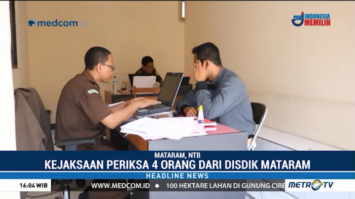 Kejari Periksa 4 Saksi dari Disdik Mataram