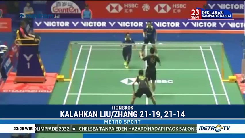 Ahsan/Hendra Melaju ke 16 Besar