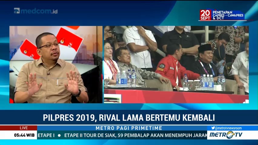 Pilpres 2019, Rival Lama Bertemu Kembali