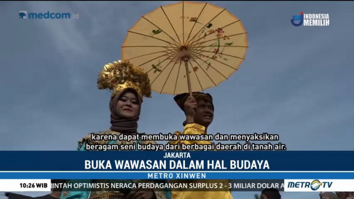 Pawai Kebudayaan di Kota Tua Jakarta