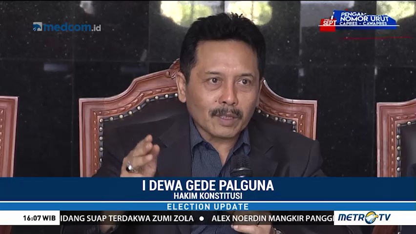 MK Larang Calon Senator dari Parpol Ikut Pemilu 2019