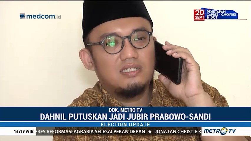 Ketum Pemuda Muhammadiyah Jadi Koordinator Jubir Prabowo-Sandi