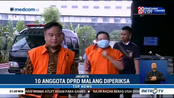 10 Anggota DPRD Malang Diperiksa KPK