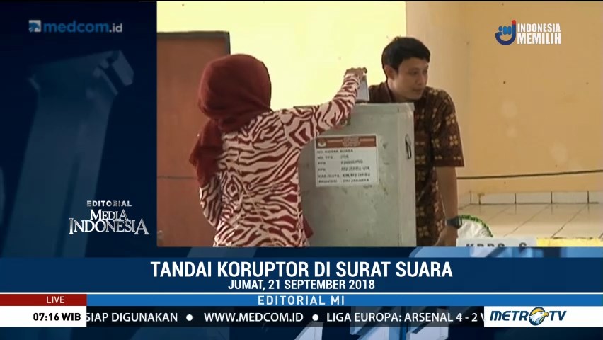 Tandai Koruptor di Surat Suara