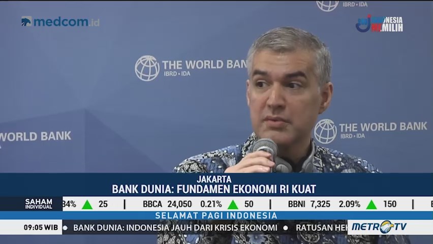 Bank Dunia: Fundamental Ekonomi Indonesia Kuat