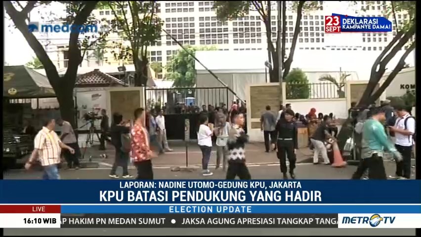 Rekayasa Lalin Diberlakukan di Sekitar Gedung KPU