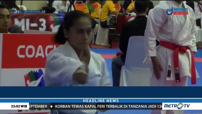 1.338 Atlet Karate Bersaing di Kejurnas Piala Panglima TNI 2018