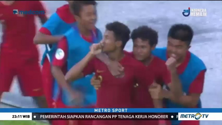 Gol Bagus-Bagas Bawa Timnas Indonesia U-16 Kalahkan Iran