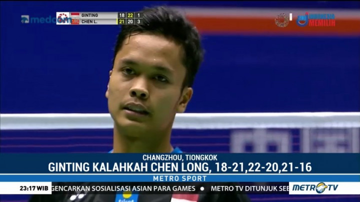 Ginting dan Marcus/Kevin Melaju ke Semifinal Tiongkok Terbuka 2018