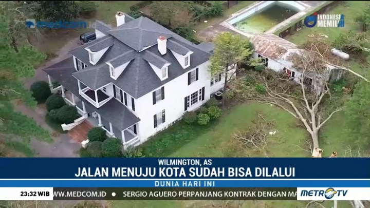 Banjir di Carolina Utara Mulai Surut