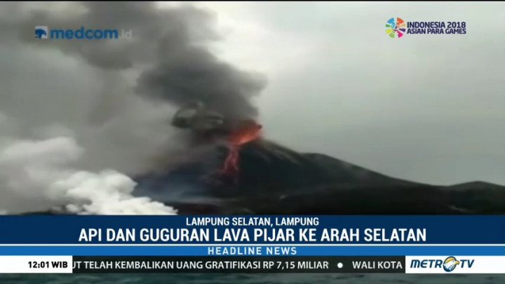 Gunung Anak Krakatau Erupsi, Warga Diimbau Jauhi Radius 2 Km