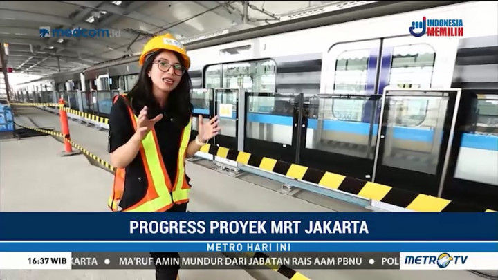 Progres Proyek MRT Jakarta
