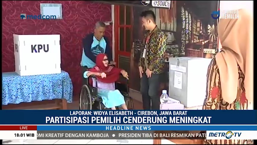 Partisipasi Pemilih saat Pencoblosan Ulang Pilwalkot Cirebon Meningkat