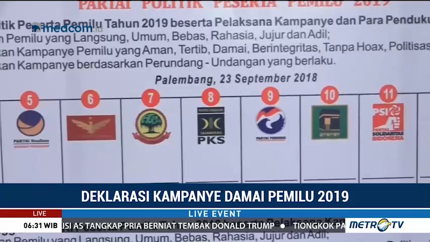 Karnaval Budaya Jalan Kaki akan Meriahkan Deklarasi Damai di Sumsel