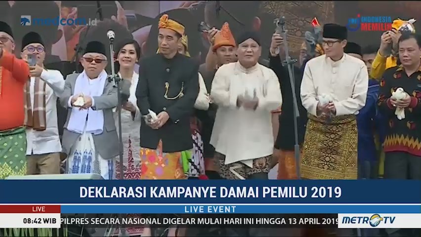 Deklarasi Kampanye Damai Pemilu 2019 (7)