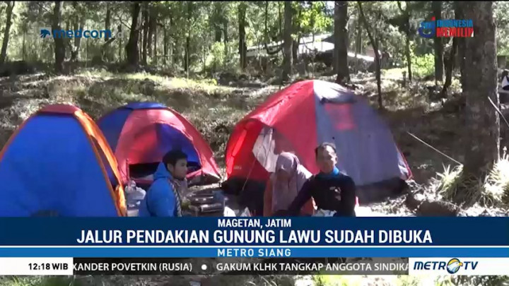 Pascakebakaran, Jalur Pendakian Gunung Lawu Sudah Dibuka