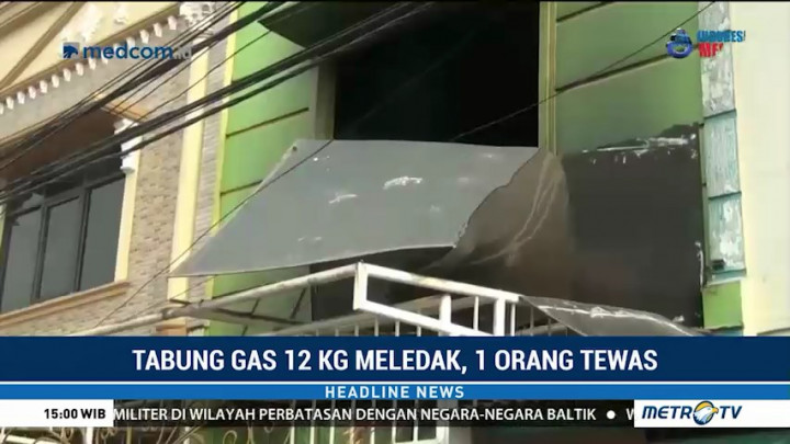 Tabung Gas Meledak di Cengkareng, Satu Orang Tewas