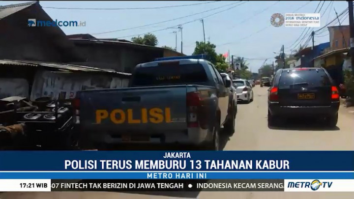Polisi Terus Kejar 13 Tahanan Polres Kepulauan Seribu yang Kabur