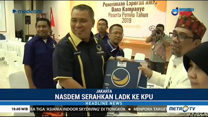 NasDem Serahkan LADK ke KPU