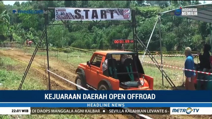 Kejuaraan Daerah Open Offroad di Sukabumi Diikuti 65 Peserta