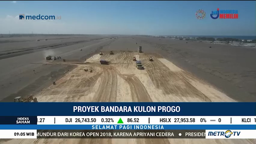 Pembangunan Bandara Kulon Progo Terus Dikebut