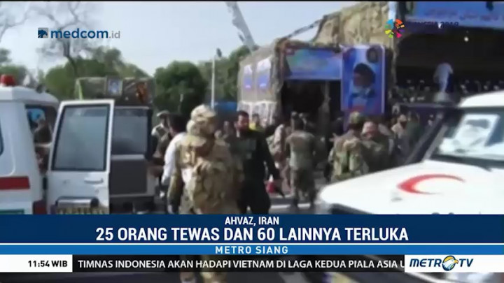 Iran Tuding AS di Balik Penyerangan Parade Militer