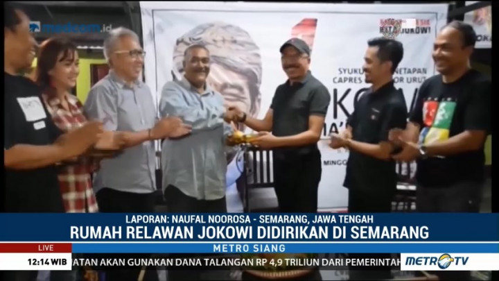 Rumah Relawan Muda Jokowi di Semarang Dideklarasikan