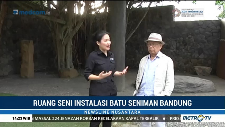 Ruang Seni Instalasi Batu Karya Seniman Bandung
