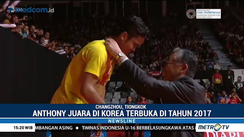 Perjalanan Karier Sang Penakluk Raksasa, Anthony Ginting