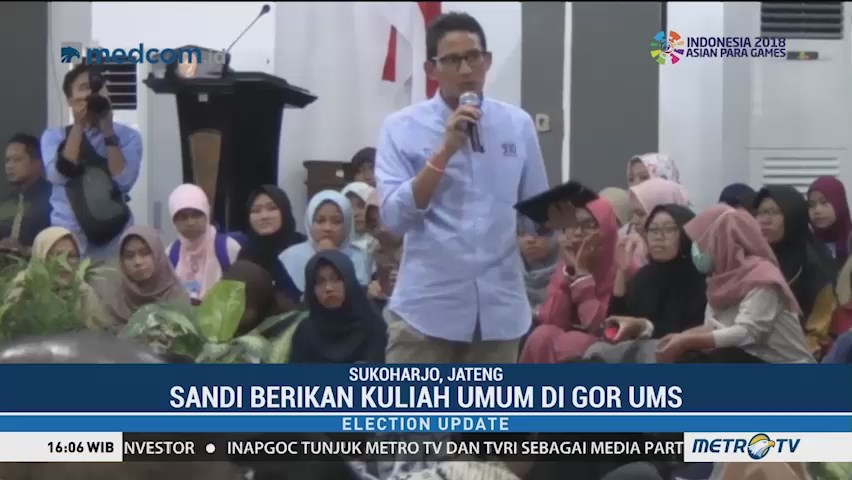 Sandi Optimis Bisa Rebut Suara di Jateng