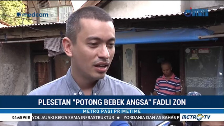 PSI akan Polisikan Fadli Zon Terkait Plesetan Lagu Potong Bebek Angsa