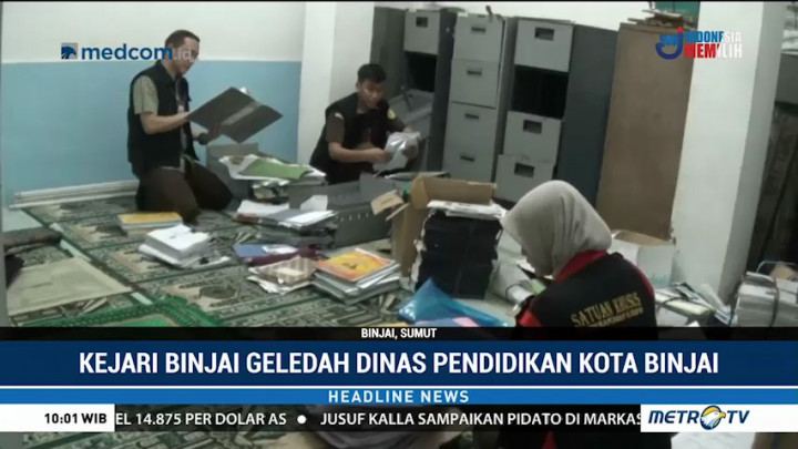 Dinas Pendidikan Binjai Digeledah