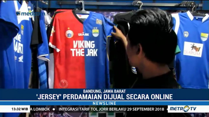 Jersey Perdamaian Suporter Persib-Persija