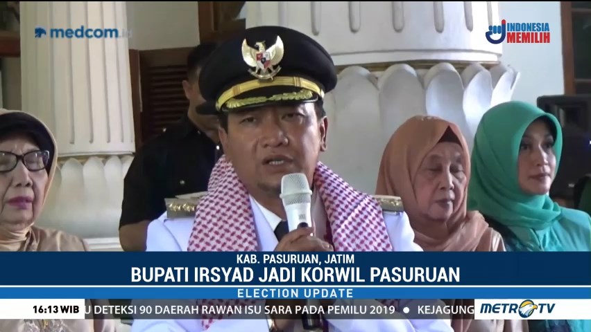 Bupati Pasuruan Irsyad Yusuf akan Totalitas Dukung Jokowi-Ma'ruf Amin
