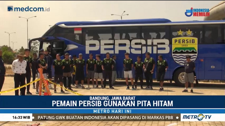Pemain Persib Tabur Bunga di Lokasi Haringga Tewas