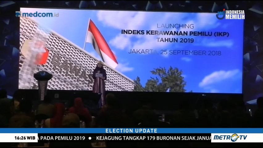 Bawaslu Luncurkan Indeks Kerawanan Pemilu 2019