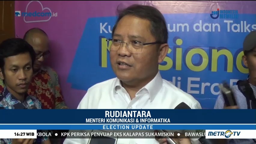 Masa Kampanye Dimulai, Kemkominfo Siap Blokir Akun Berita Hoaks
