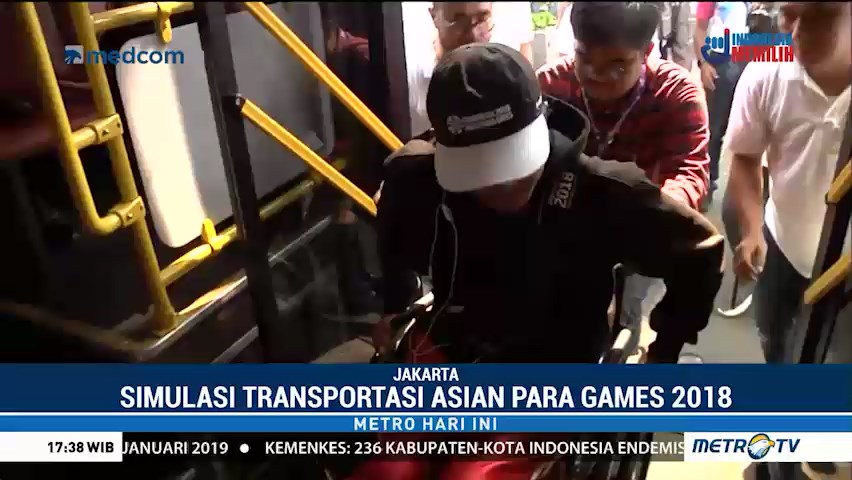 Melihat Simulasi Transportasi Asian Para Games 2018