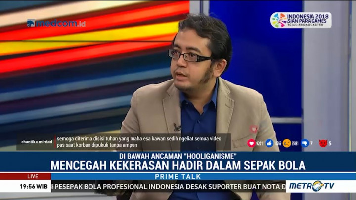 Kebencian Antar Suporter Bola Harus Dihilangkan dari Akar Rumput