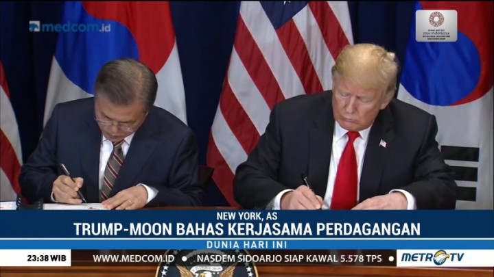Presiden AS dan Korsel Bahas Kerja Sama Perdagangan
