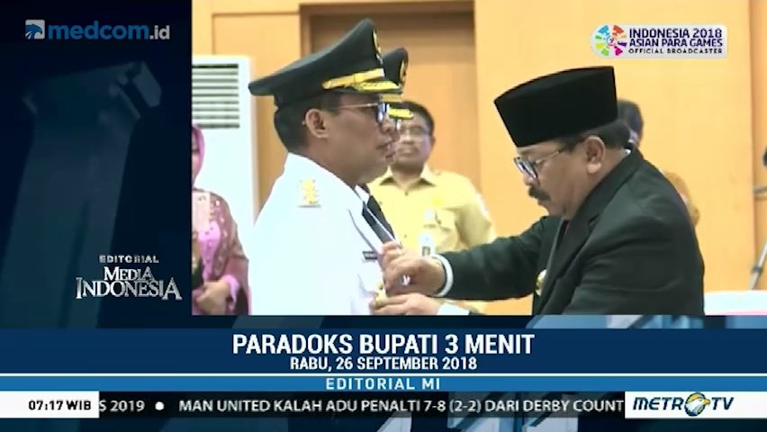 Paradoks Bupati 3 Menit