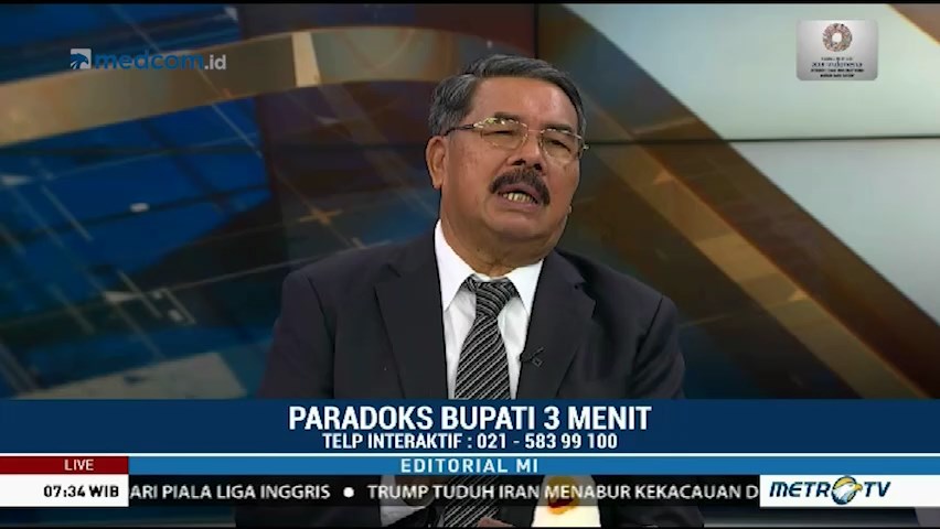 Bedah Editorial MI: Paradoks Bupati 3 Menit