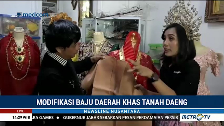 Modifikasi Baju Daerah Khas Tanah Daeng