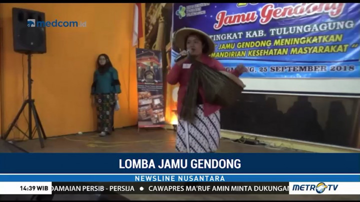 Lestarikan Obat Tradisional dengan Lomba Jamu Gendong