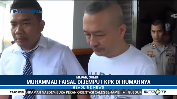 Ketua Fraksi Golkar DPRD Sumut Dijemput Paksa KPK