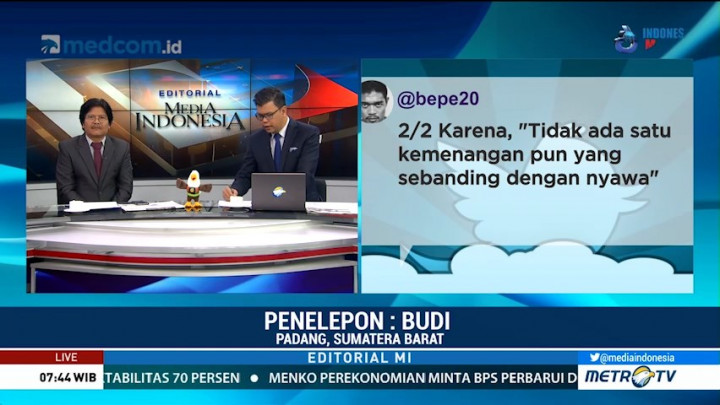 Bedah Editorial MI: Memutus Rantai Kekerasan Suporter